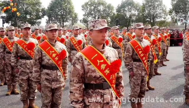 3月16日广德新兵欢送仪式，热血青年奔赴军营