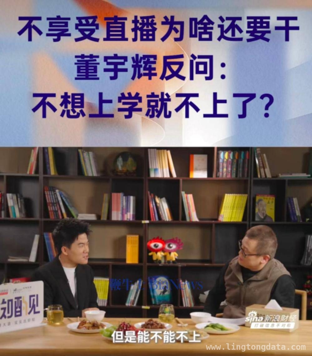 董宇辉访谈揭秘：个人成长与公司责任的艰难权衡，新浪财经访谈，董宇辉袒露成长与直播的心声