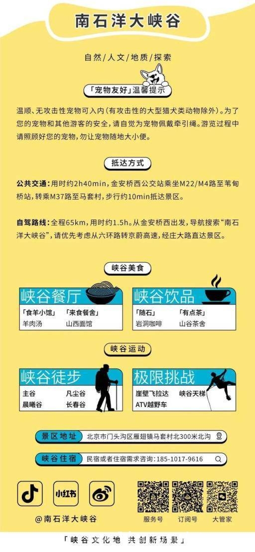 门头沟南石洋大峡谷 2025 重启，多元玩法与美食住宿全攻略 探秘南石洋大峡谷：2025 春季全新体验，免票福利别错过！