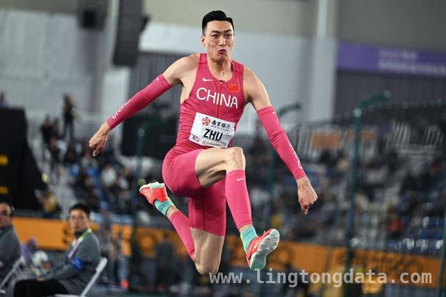 2025南京田联室内赛：朱亚明三级跳远斩获银牌，南京田联室内赛：朱亚明三级跳远续写辉煌摘银