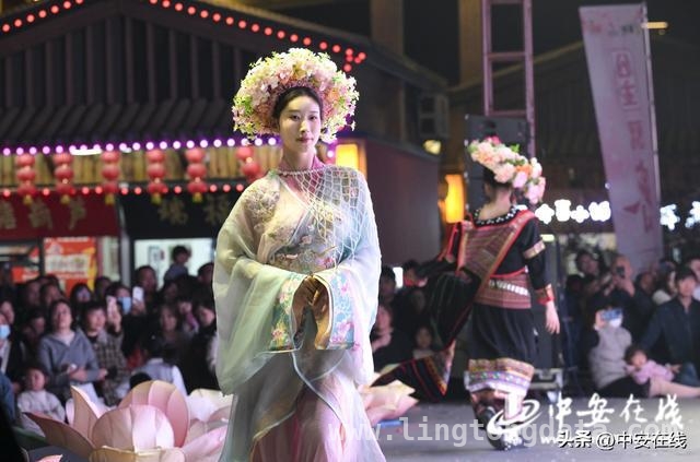 肥东撮街簪花节：千年文化绽放新魅力，肥东撮街簪花节，让非遗簪花文化焕发生机