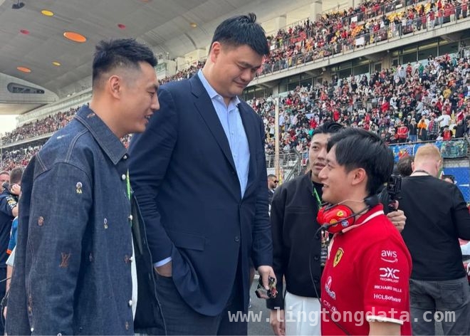 本周末F1中国赛大咖云集，姚明翟晓川现身，看文体界如何跨界“牵手”