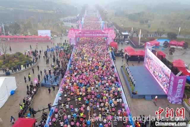 重庆垫江马拉松：在花香中角逐，赛事经济添活力，春日盛事：垫江马拉松，花海赛道燃动激情