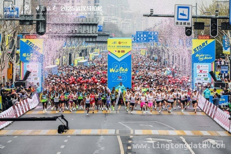 金标首秀，2025武汉马拉松燃爆春日江城，跑遍武汉美景，2025武汉马拉松精彩不断
