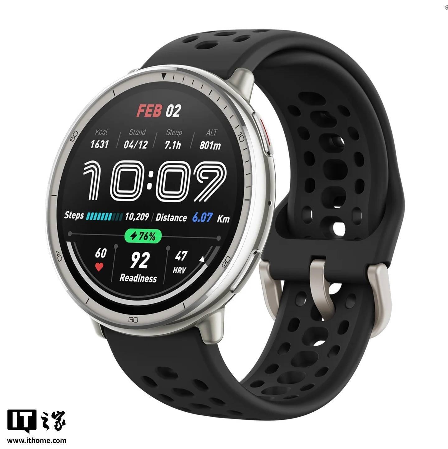 国内市场将迎Amazfit Active 2蓝宝石版智能手表 Amazfit Active 2蓝宝石版来袭，丰富华米科技产品线