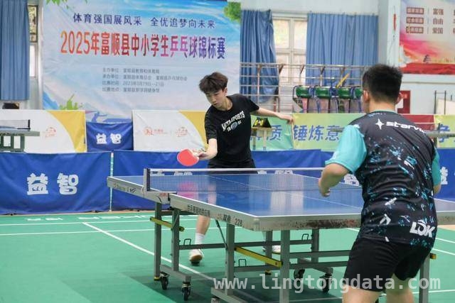 2025富顺县中小学生乒乓球赛：三天激战，冠军揭晓！