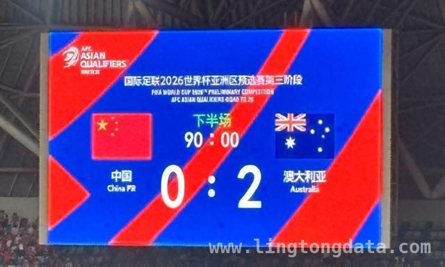 半场好球难掩颓势，国足主场负澳盼后程逆袭