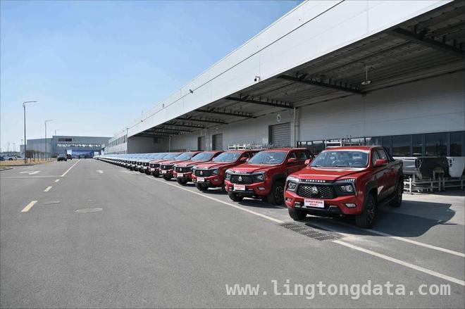 中国重汽500台搏胜皮卡出口南美首批交付，开启海外市场新征程 中国重汽搏胜皮卡出口南美，技术与本地化运营双驱动