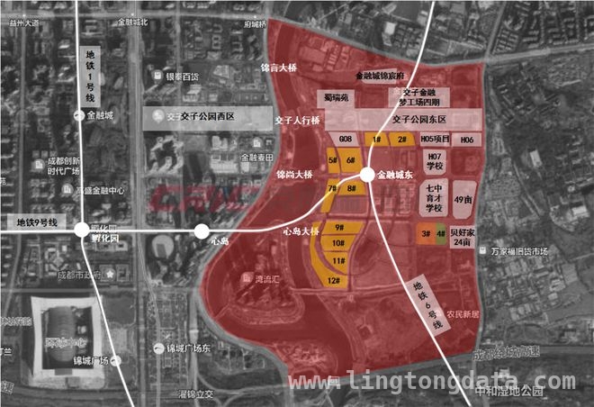 成都金融城三期拍出高价地，宅地单价再创新高，时隔两周成都再迎地王，土地市场热度飙升