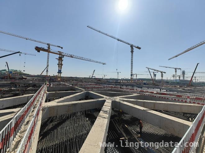 中铁十局助力济南机场，交通枢纽工程共构段顺利建成，重大突破！济南机场二期交通枢纽三阶段共构段施工收官