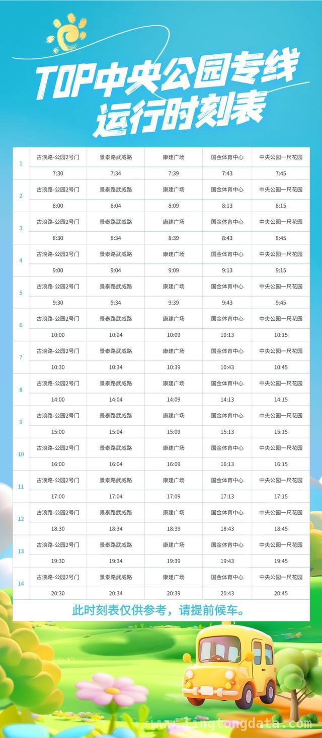 TOP中央公园专线开通，解锁周末休闲新方式，打通公园畅游“最后一公里”，TOP中央公园专线来袭