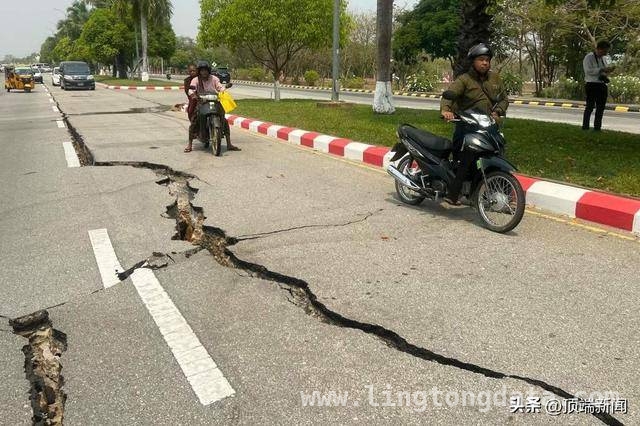 缅甸强震致建筑受损、道路变形，泰国曼谷紧急应对！ 3·28缅甸7.9级地震：城市满目疮痍，邻国亦受波及！