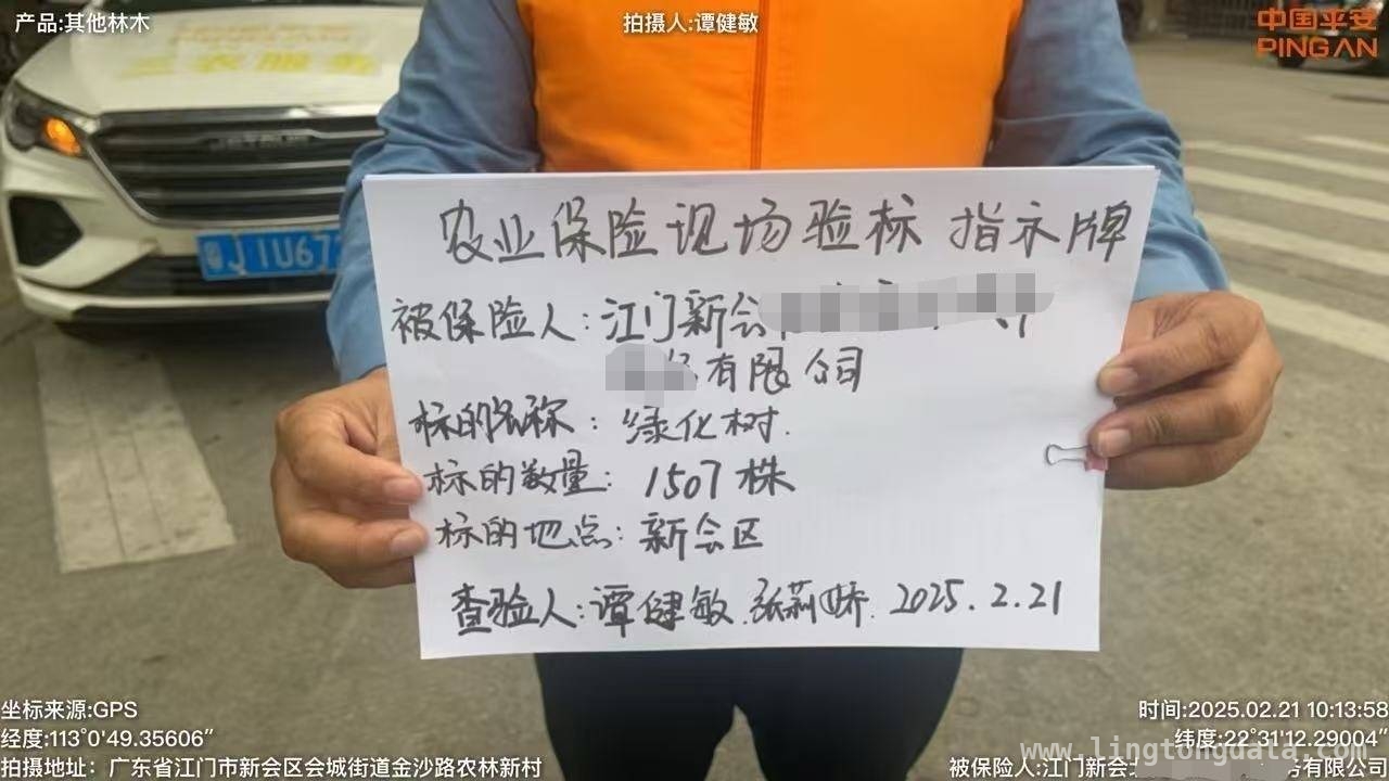 平安财险江门首签绿化树保单，助力绿美广东生态建设