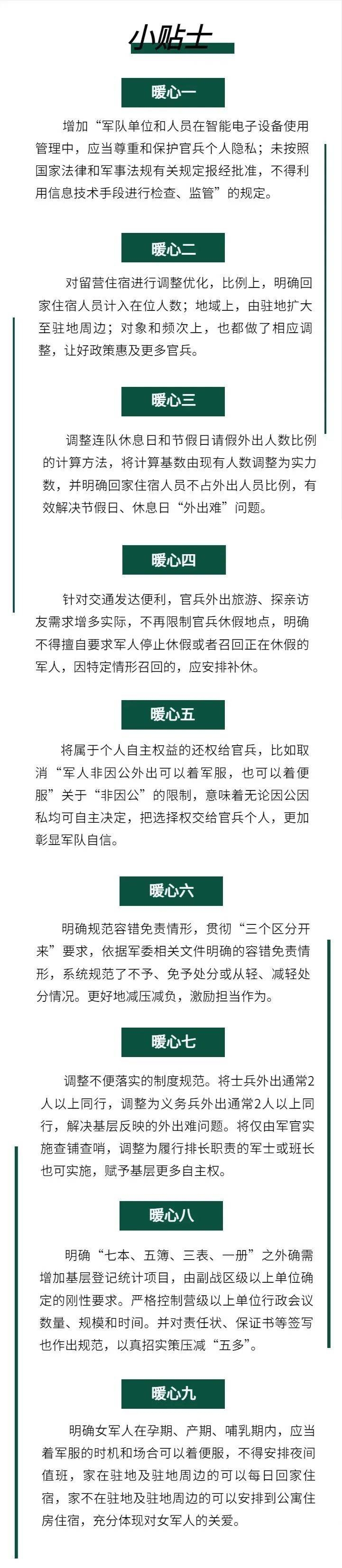 4月1日新条令上线，这些“暖点”不容错过 新条令：严管厚爱，激发官兵奋进动力