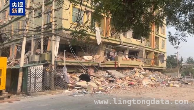 直击缅甸强震：曼德勒市区惨状与中国救援力量的及时抵达，缅甸强震：曼德勒建筑受损严重，中国救援队火速驰援