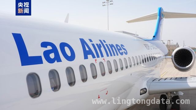 首架C909飞抵老挝，中国商飞国际化迈出关键一步，老挝迎来首架C909，商用航空市场添新力量