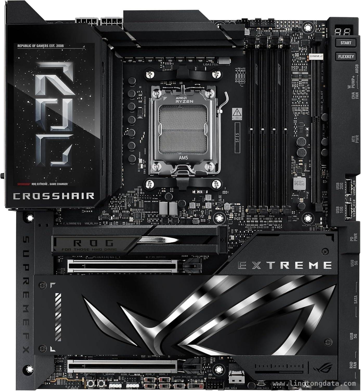 华硕ROG X870 Extreme主板谍照来袭，玩家热情高涨 惊！华硕ROG X870 Extreme主板创新设计抢先看
