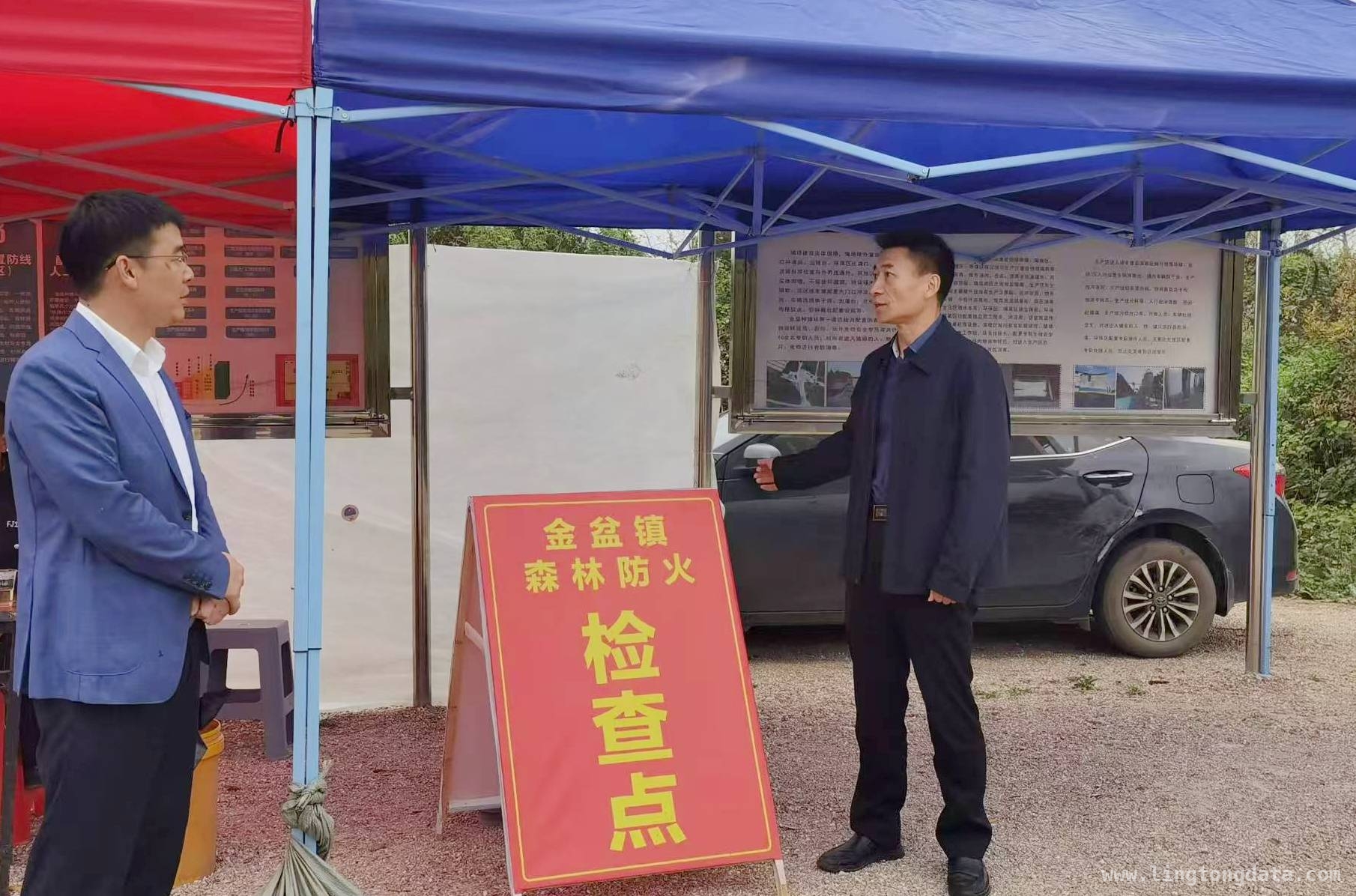 李祥佐赴金盆镇：督导“三文三会”及防火信访等工作，新田县领导赴金盆镇督导多项重要工作，力保稳定发展