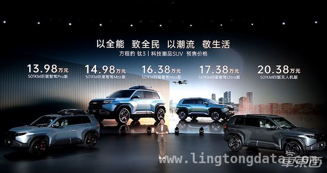 方程豹钛3预售，20万左右硬派SUV带无人机，香不香？，方程豹钛3预售开启，家用硬派新选择诞生！