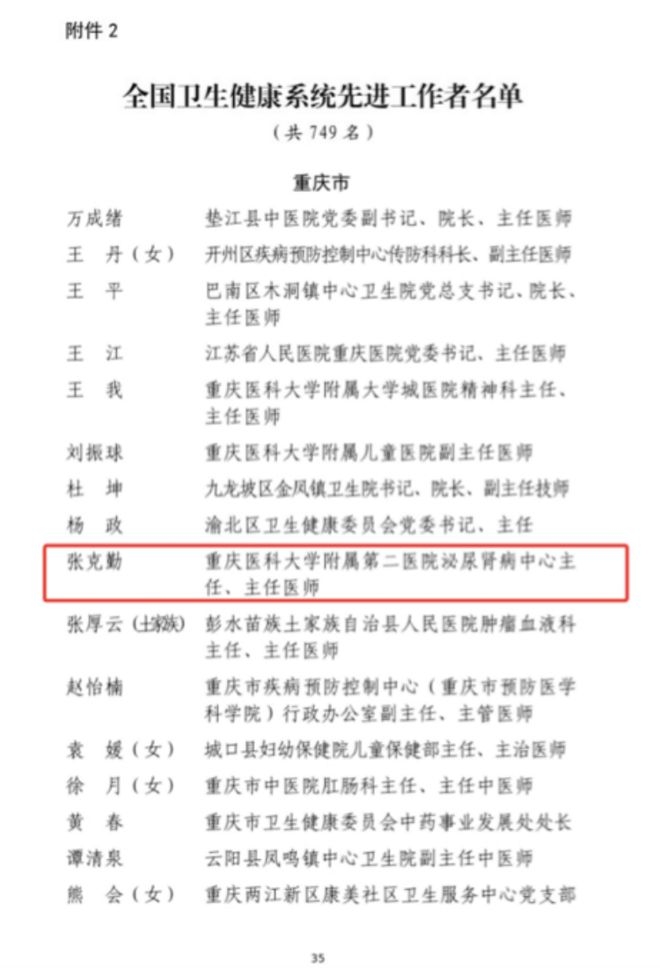 张克勤教授获评全国卫生健康先进，器官移植领域成果斐然