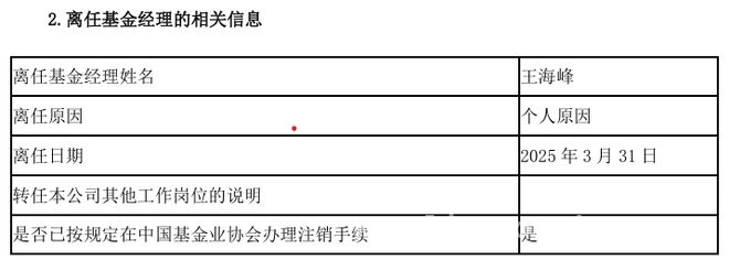 银华王海峰卸任公募，景顺、信达等公司高管调整引关注