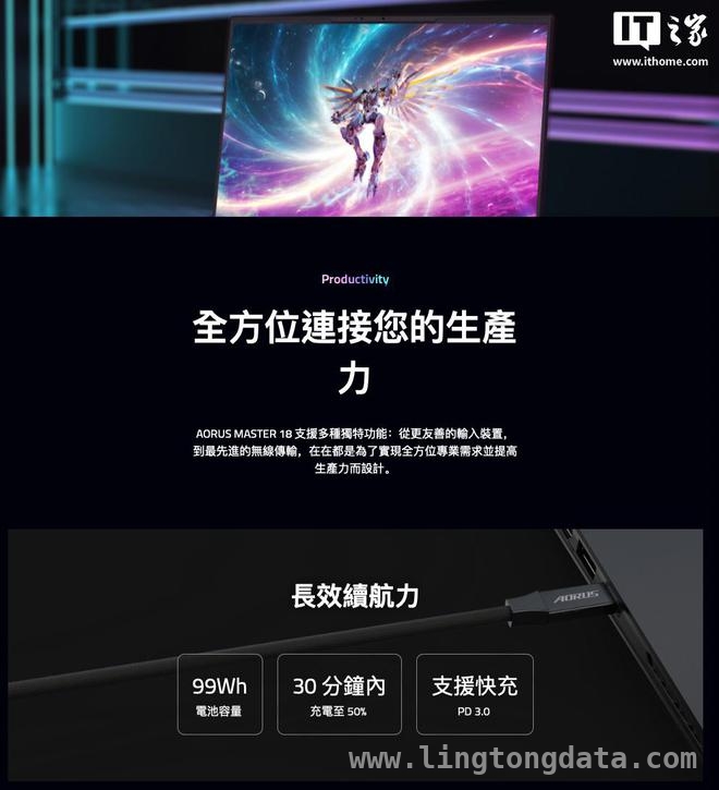 主打游戏与AI体验，技嘉AORUS MASTER 18 AM8H游戏本亮点揭秘