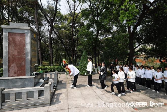 4月广州清明祭扫情况：预约人数众多，园区准备充分，清明广州：69万人预约祭扫，学生缅怀“沙基惨案”英烈