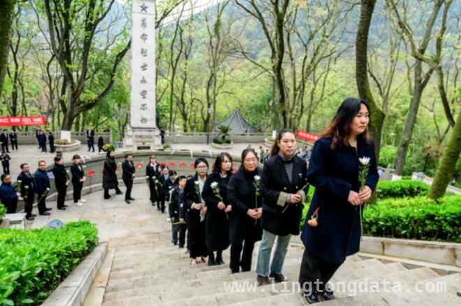 巴南南泉街道清明祭扫，180余人缅怀革命先烈，180余人齐聚南泉革命烈士陵园，清明追思先烈