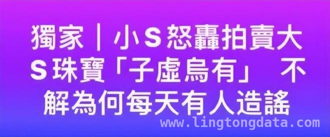 大S离世两月珠宝售卖传闻引徐家愤怒回击，大S离世后风波不断，珠宝售卖谣言刺痛徐家心