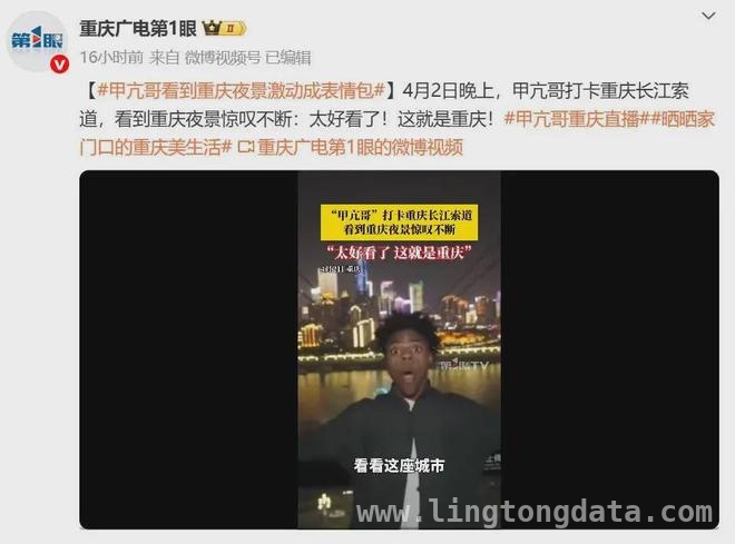 “甲亢哥”中国直播火爆，重庆之行女生提醒成亮点，“甲亢哥”中国游，重庆轻轨事件彰显文明力量