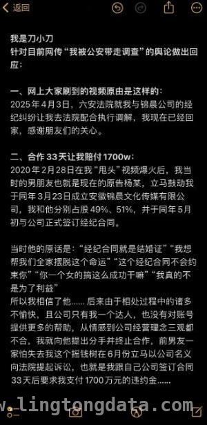“刀小刀”解约纠纷引关注，400多万赔偿金何时能解决？